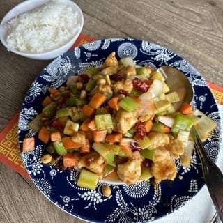 (午) 宫保鸡 Kung Pao Chicken
