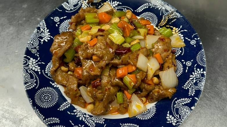 宫保牛 Kung-Pao Beef.