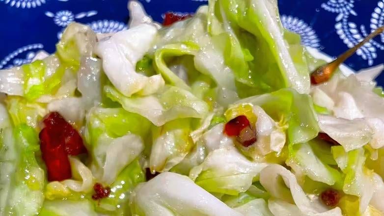 G12. 炝炒包心菜 Sauteed Fried Cabbage.
