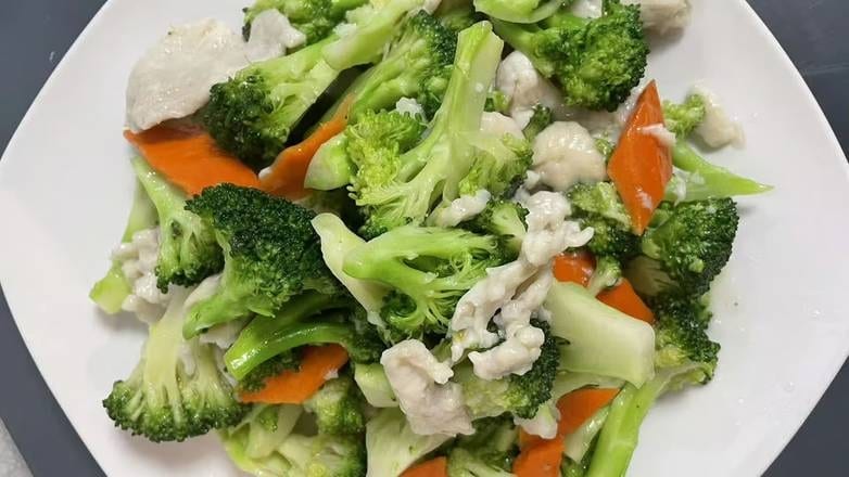 芥兰鸡 Broccoli Chicken.