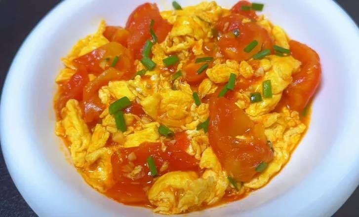 G10. 番茄烩蛋 Scrambled Egg with Tomato.