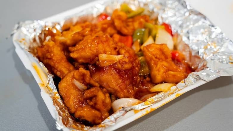 F5. 糖醋鱼片 Sweet Sour Fish.