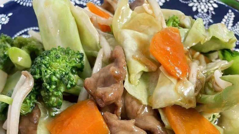 杂菜牛 Beef Mixed Vegetables.