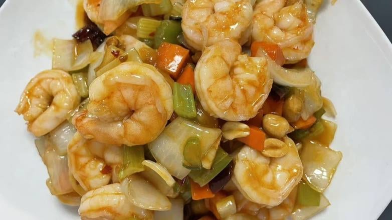 宫保虾仁 Kung Pao Shrimp.