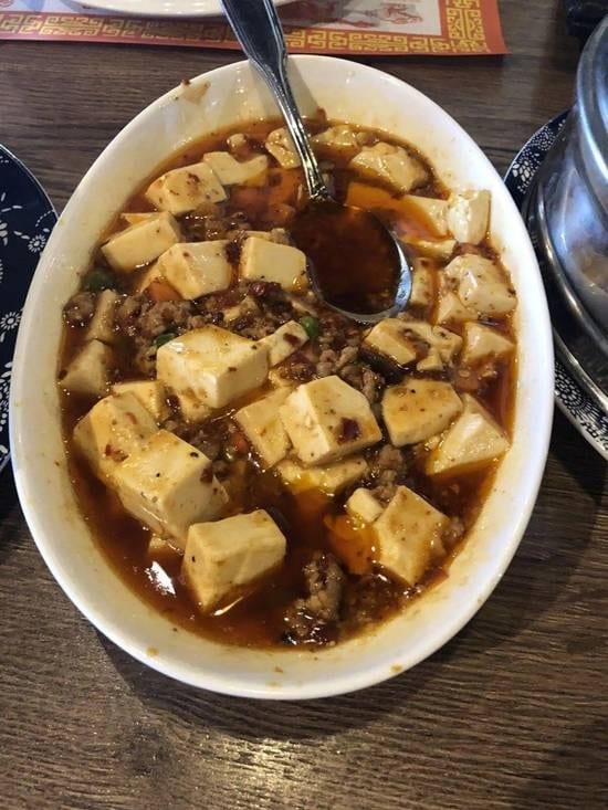 宫保豆腐 Kung-pao Tofu.