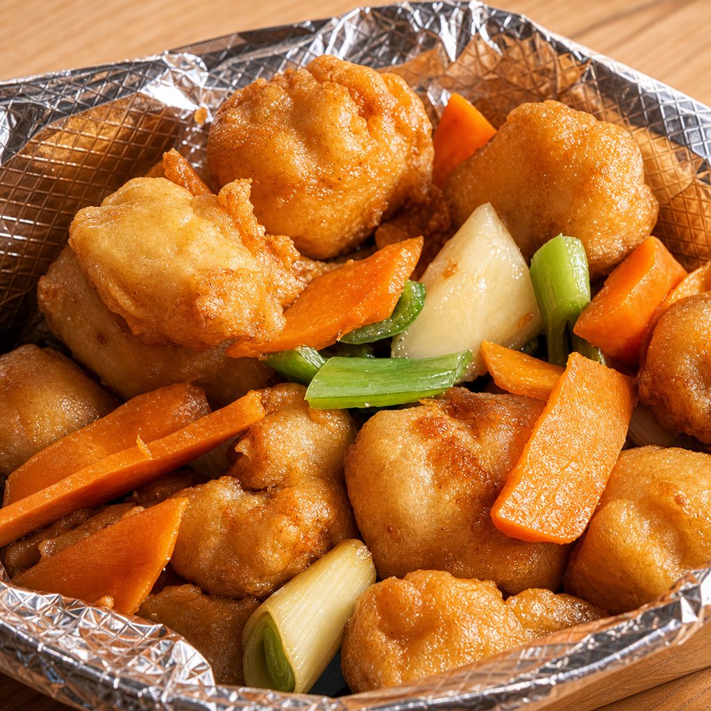 甜酸鸡 Sweet Sour Chicken.