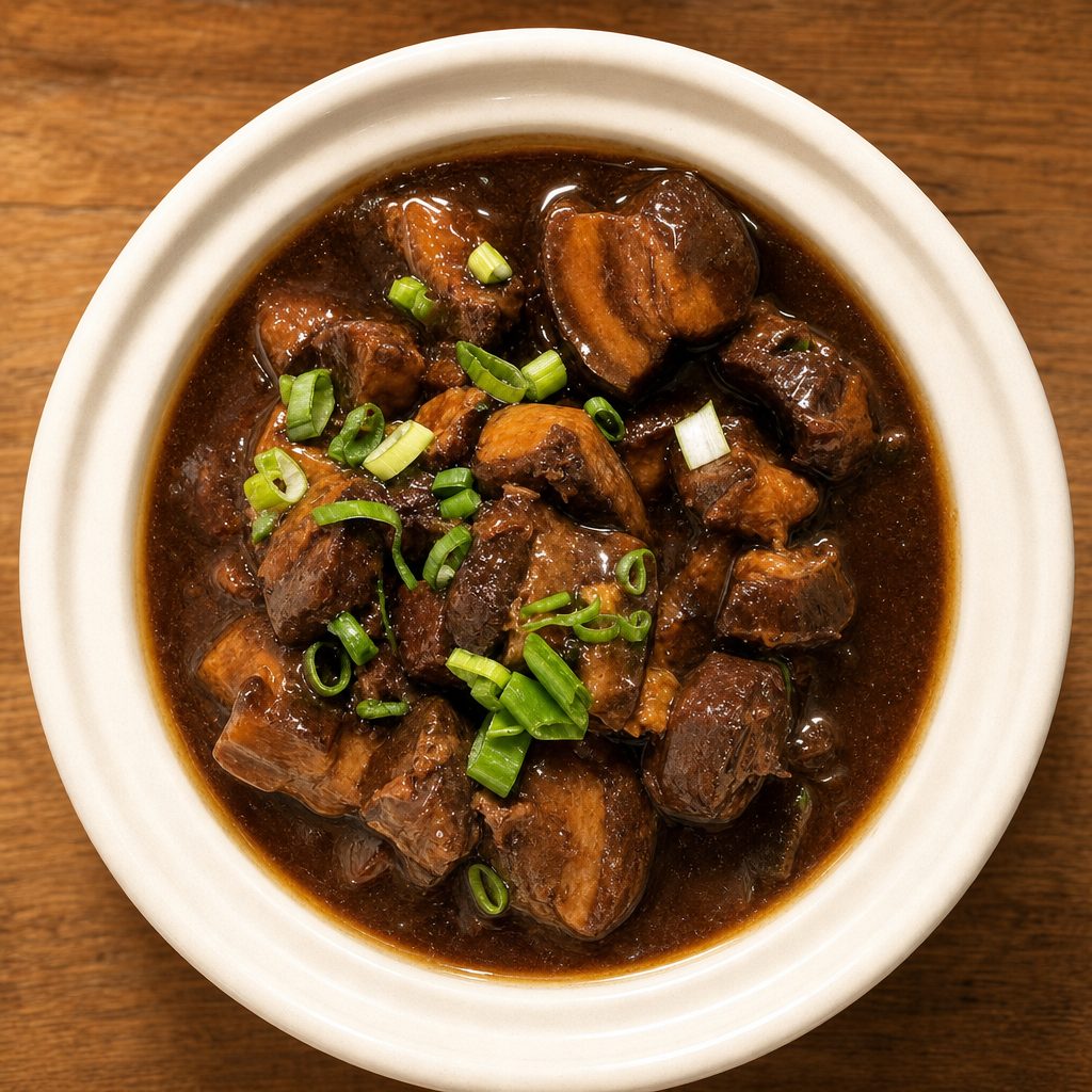 红烧肉 Braised Pork in Brown Sauce.