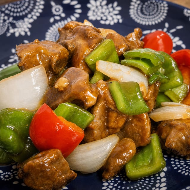 E12. 糖醋排骨 Sweet Sour Rib.