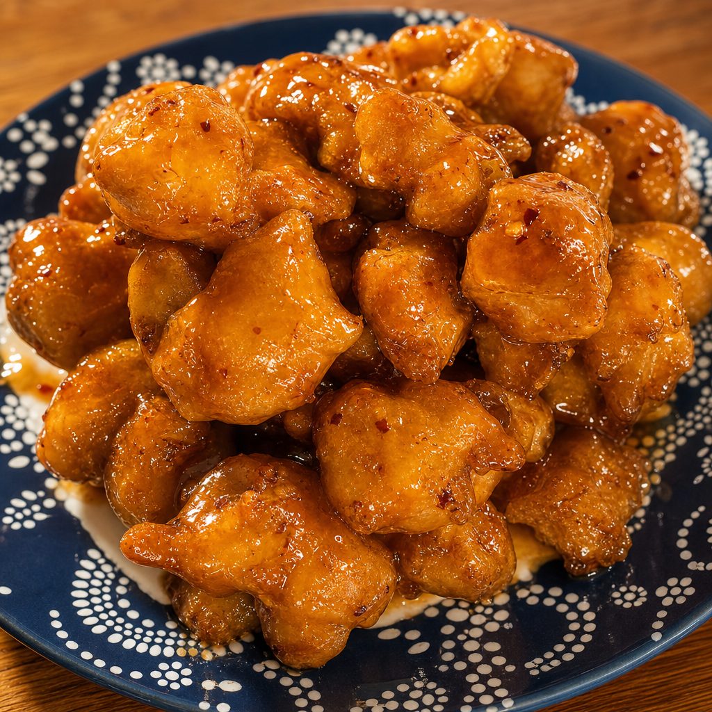 (午) 左宗鸡 General Tsao's Chicken.