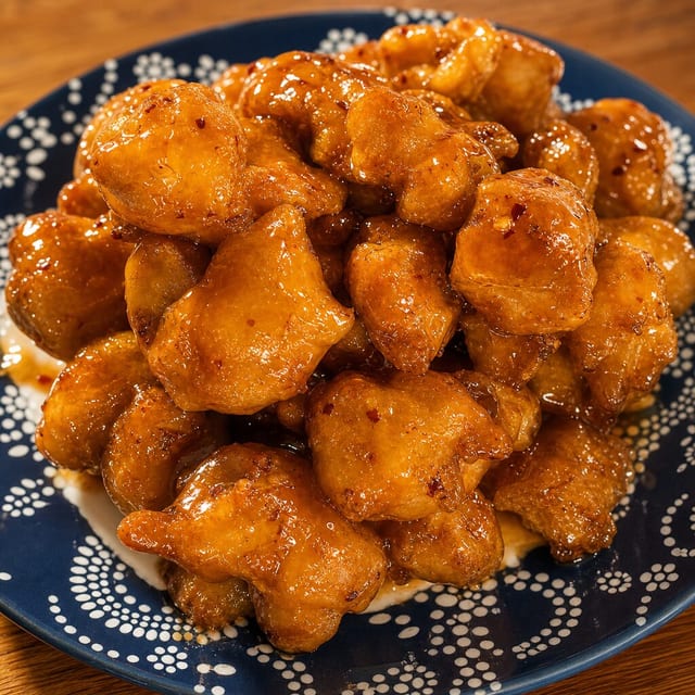 (午) 左宗鸡 General Tsao's Chicken.