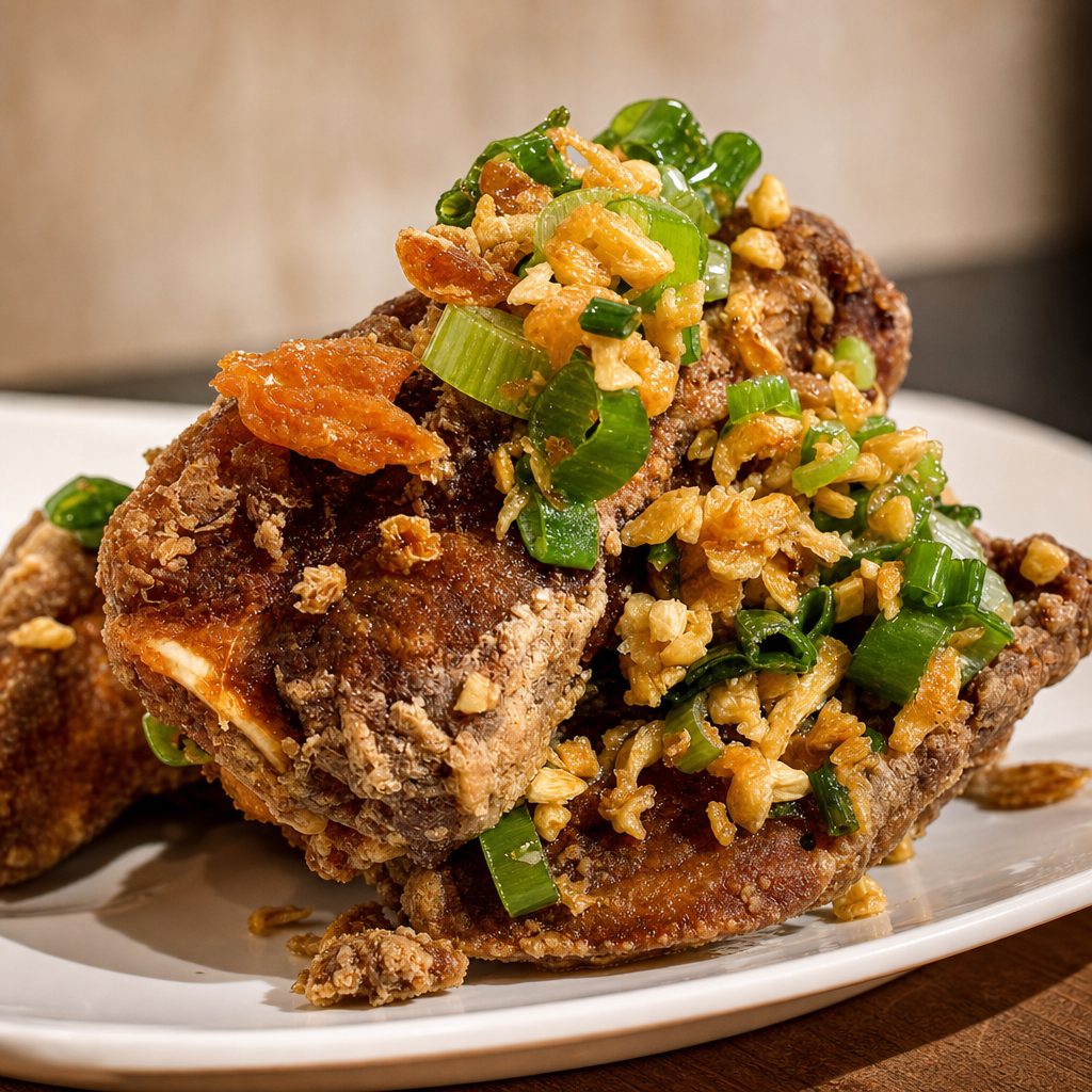 E11. 蒜香排骨 Garlic Pork Rib.