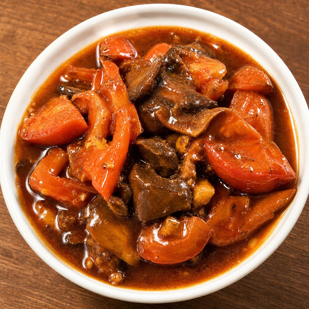 D1. 番茄牛腩煲 Tomato Beef Stew.