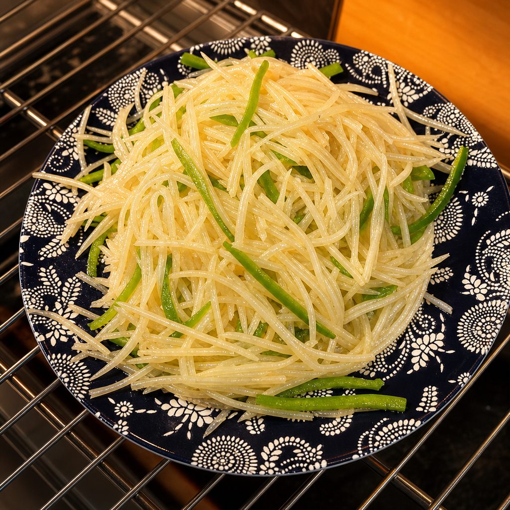 G17. 尖椒土豆丝 Green Pepper Potato.