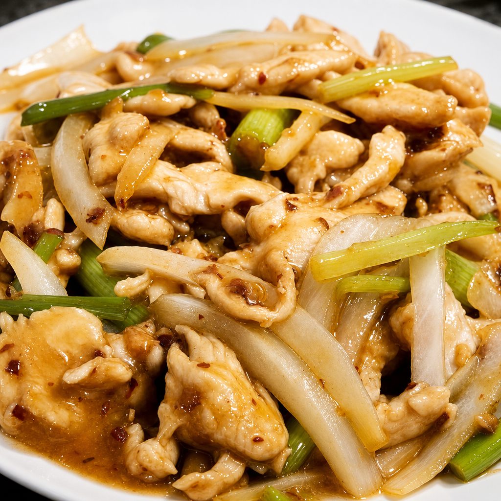 蒙古鸡 Mongolian Chicken.