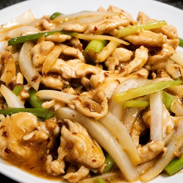 蒙古鸡 Mongolian Chicken.