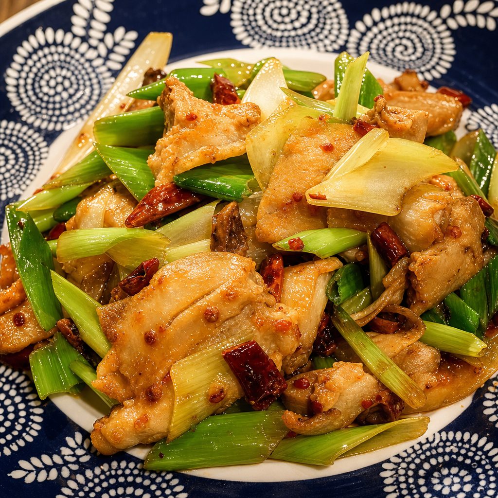 (午) 回锅肉 Twice Cooked Pork.