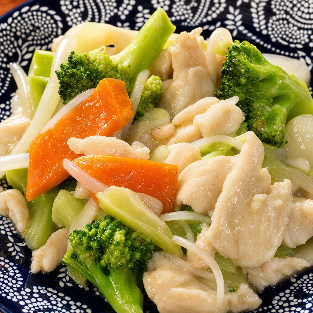 杂菜鸡 Chicken Mixed Vegetables.