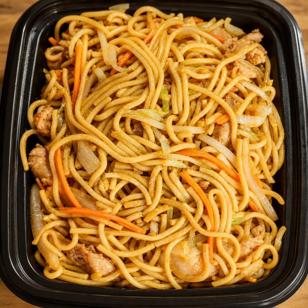 H14. 什锦炒面 House Lo Mein.