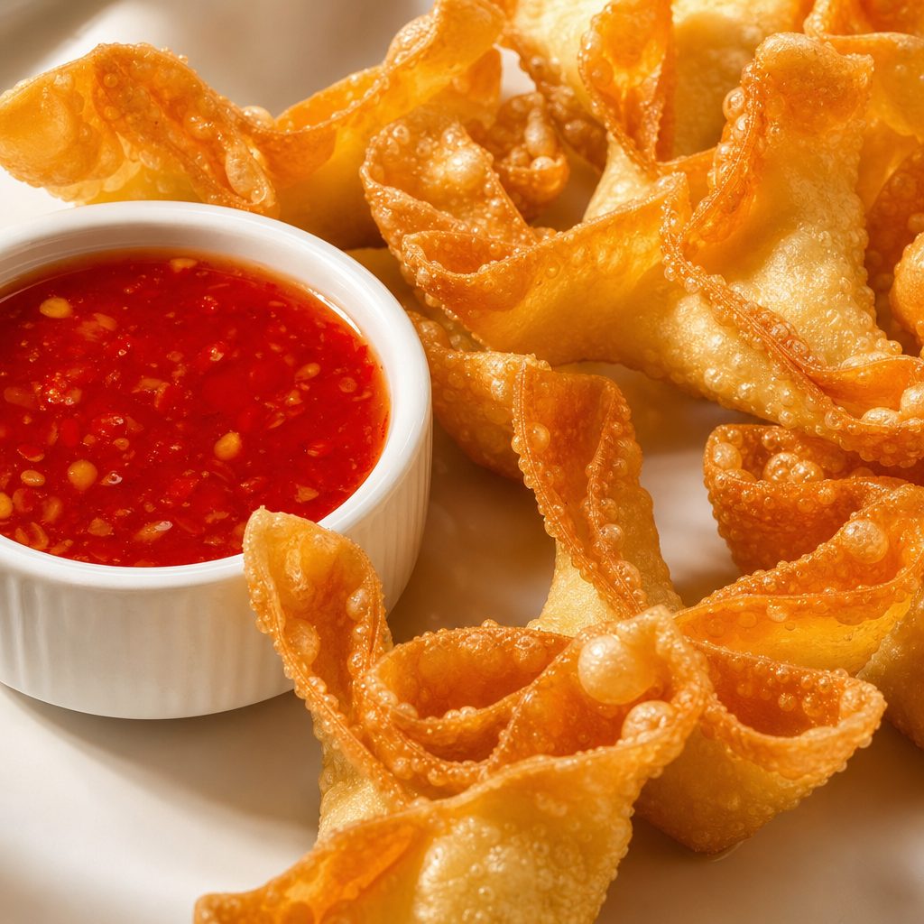 香炸蟹角 Crab Puffs (8).