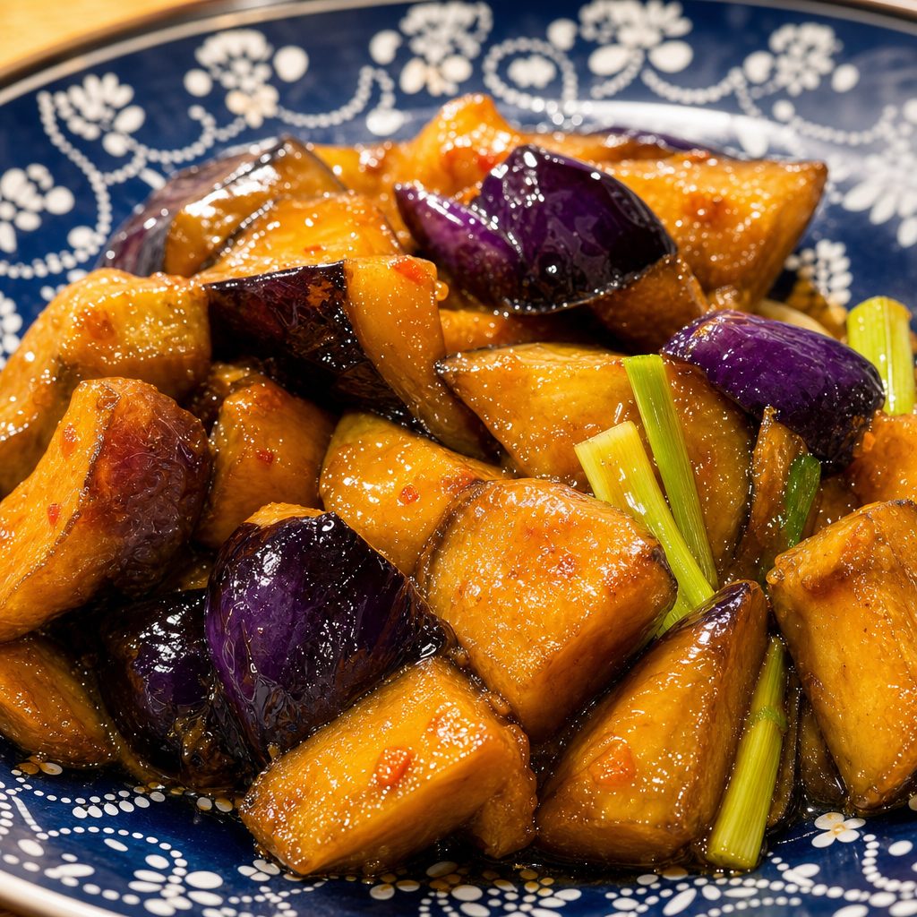 G3. 鱼香茄子 Yu Xiang Eggplant.