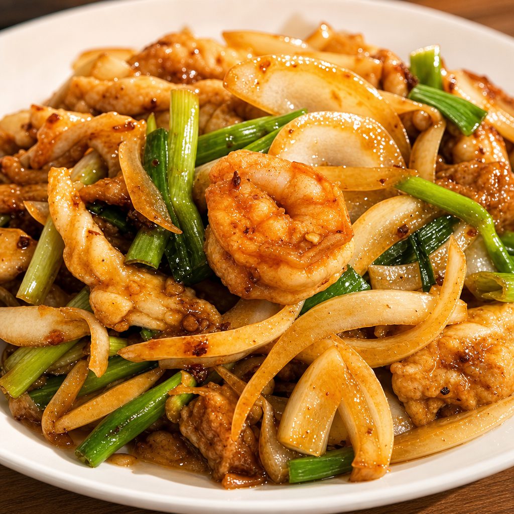 (午) 蒙古虾 Mongolian Shrimp.
