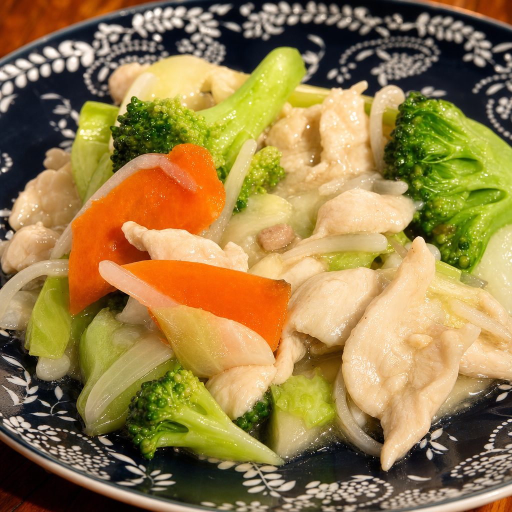 杂菜鸡 Chicken Mixed Vegetables.