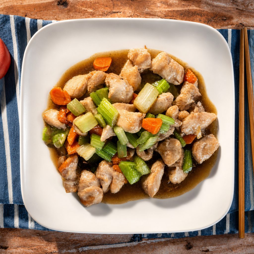 (午) 腰果鸡 Cashew Chicken.