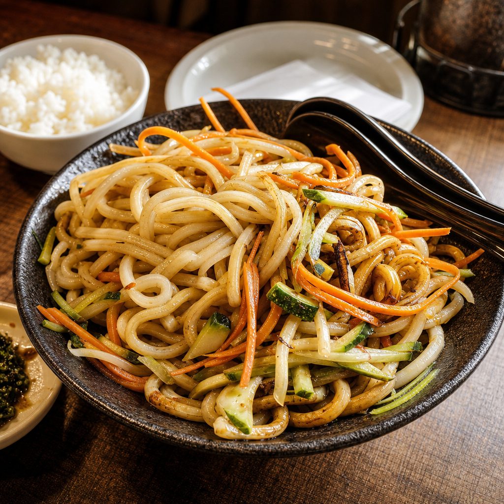 H10. 炸酱面 Chef Sauce Noodle.
