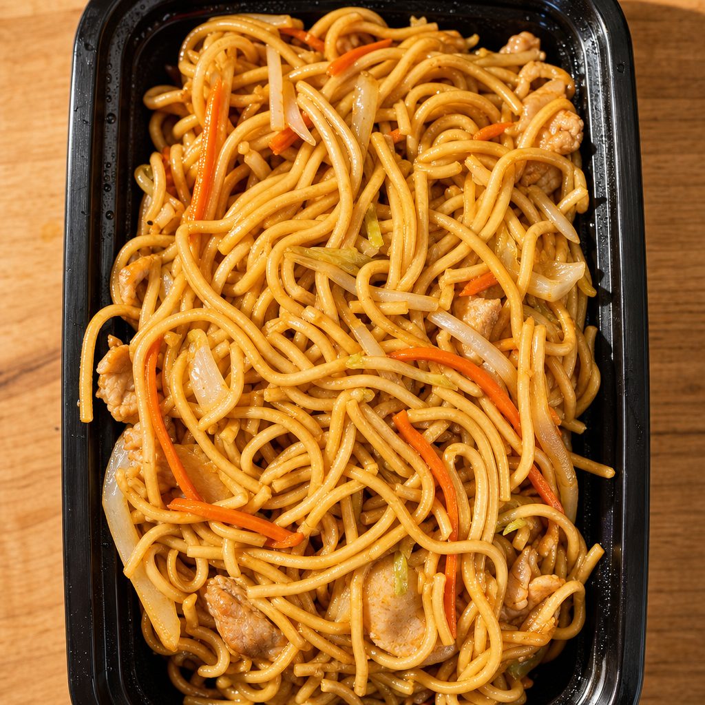 H14. 什锦炒面 House Lo Mein.