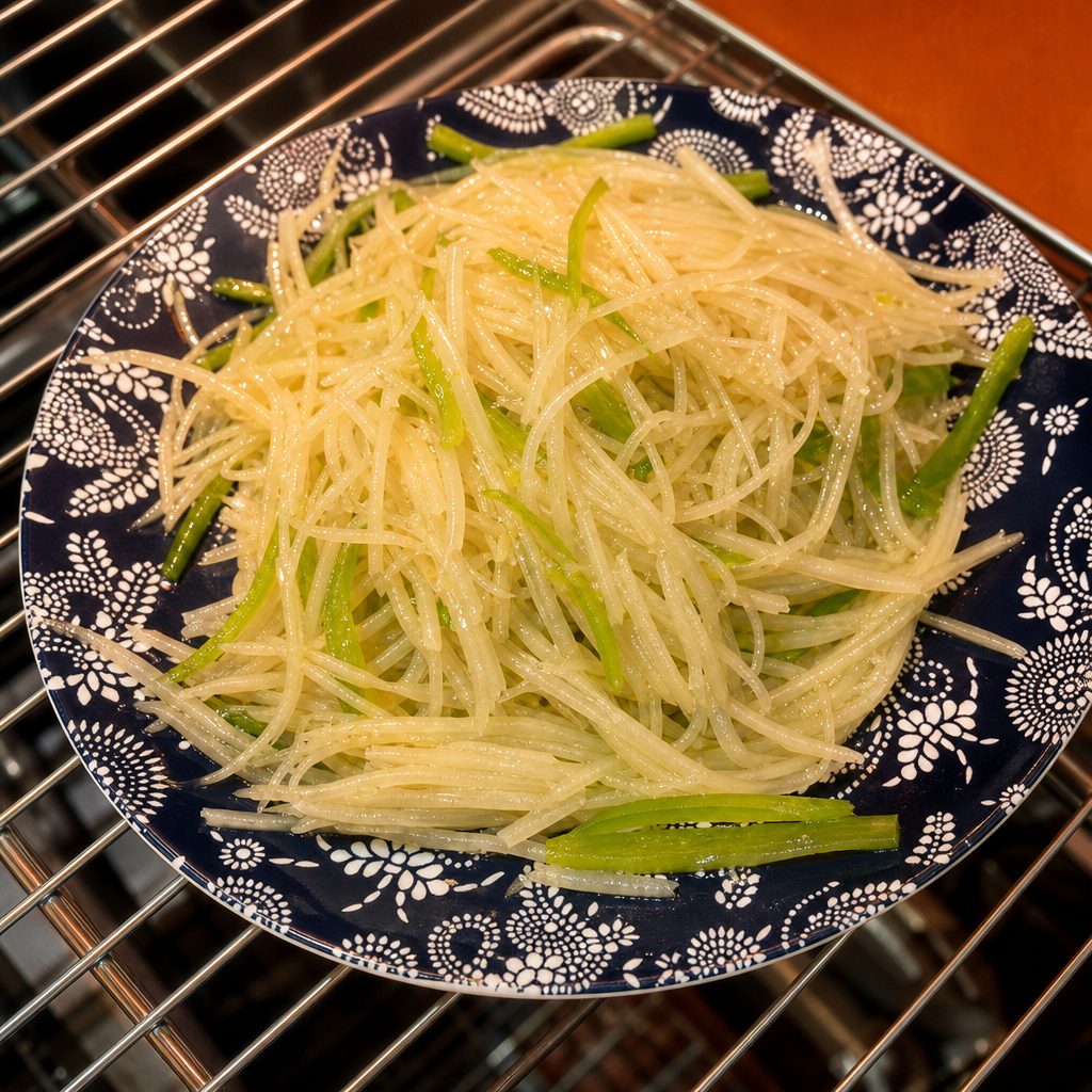 G17. 尖椒土豆丝 Green Pepper Potato.