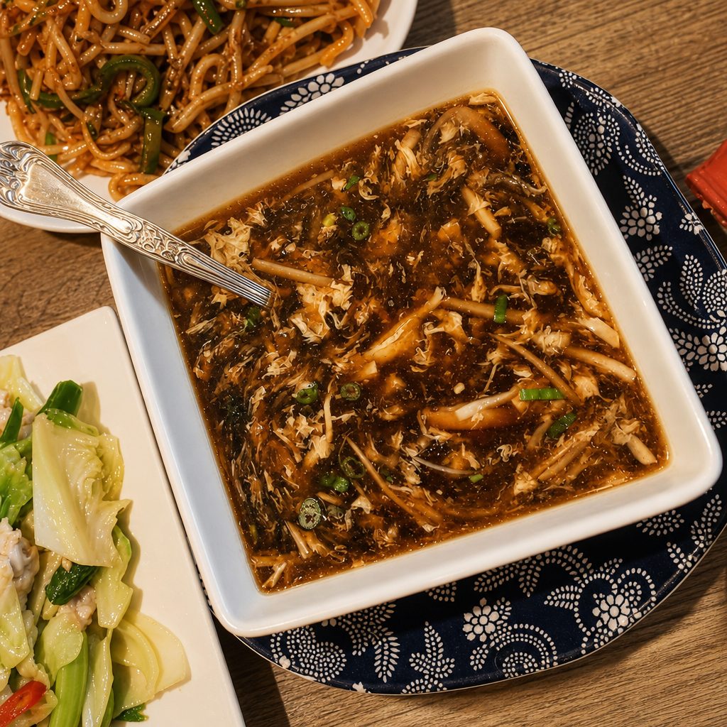酸辣汤 Hot & Sour Soup.