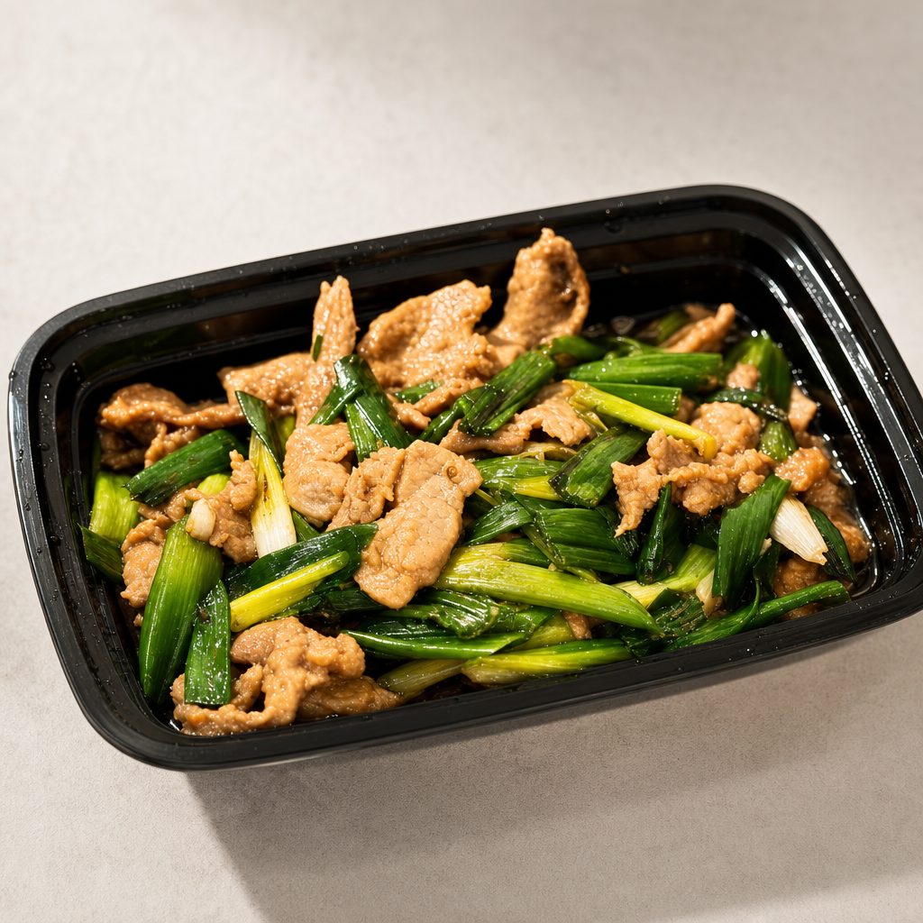 蒙古牛 Mongolian Beef.