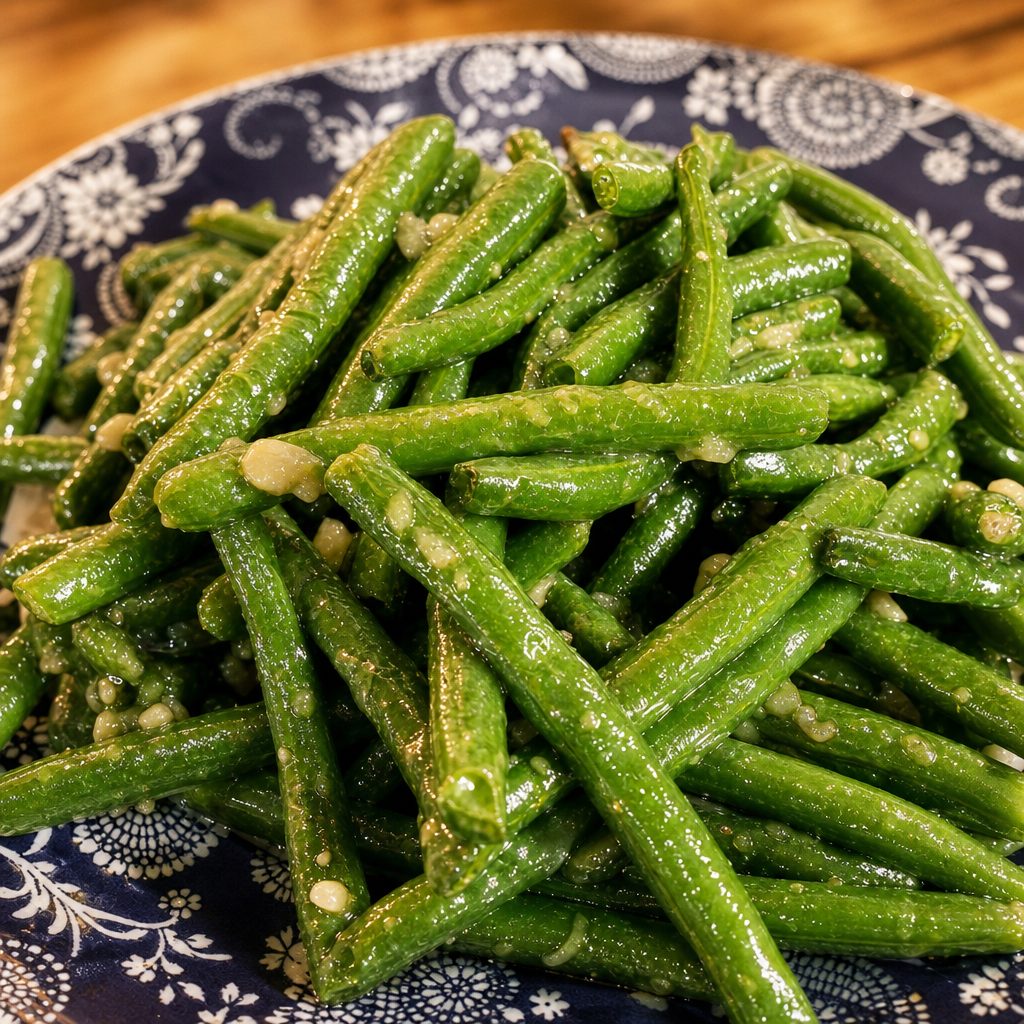 G7. 蒜蓉四季豆 Garlic String Bean.