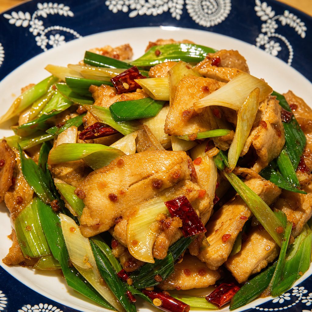 回锅肉 Twice Cooked Pork.