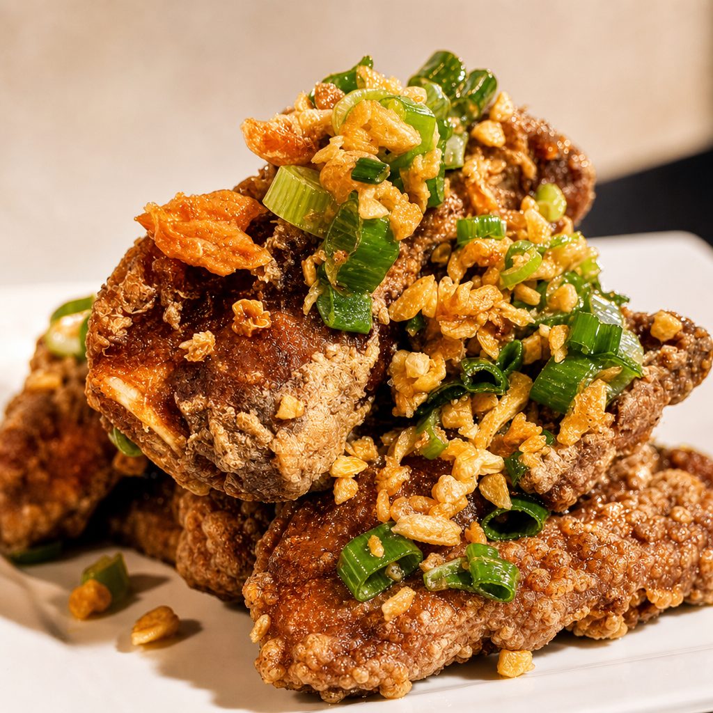 E11. 蒜香排骨 Garlic Pork Rib.
