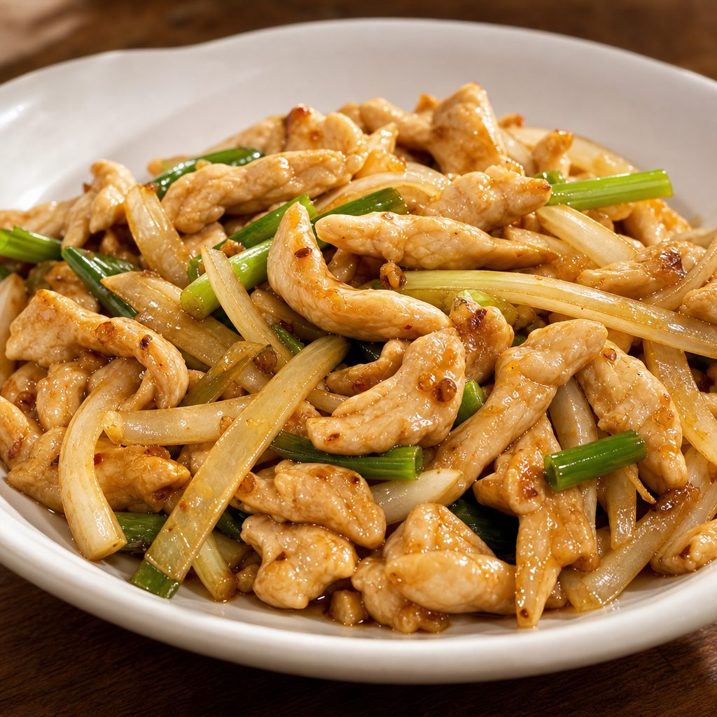 蒙古鸡 Mongolian Chicken.