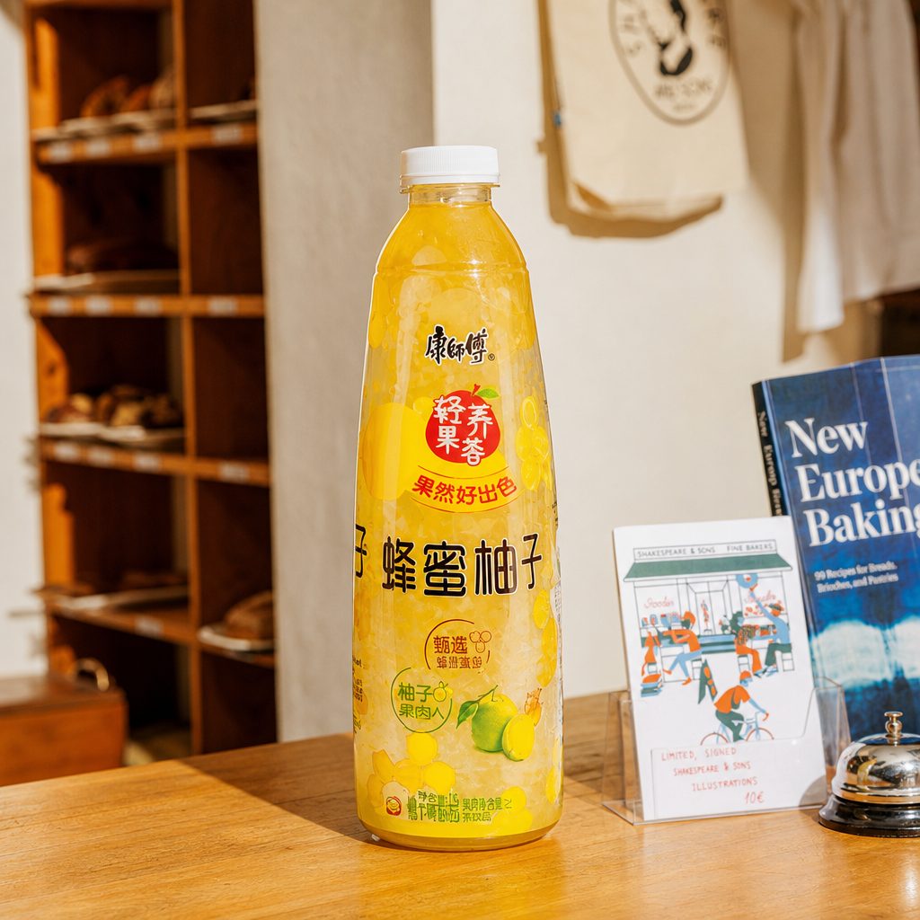 Master Kong Honey Pomelo Drink 康師傅蜂蜜柚子.