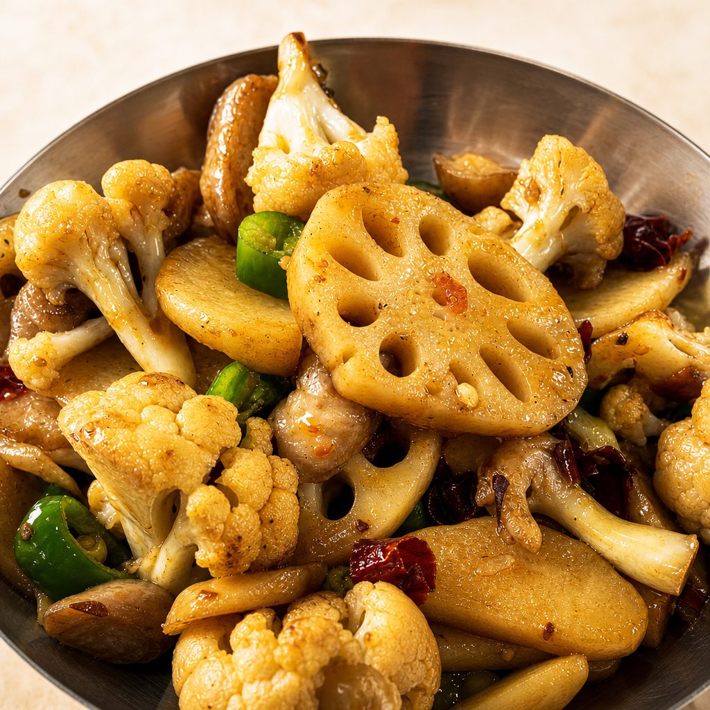B2. 干锅肥肠 Grilled Intestine Pot.