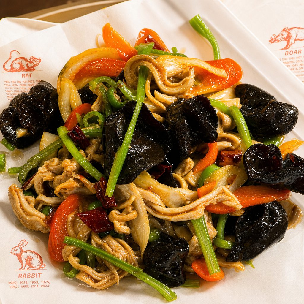 火爆肚丝 Fire Wok Pork Stomach.