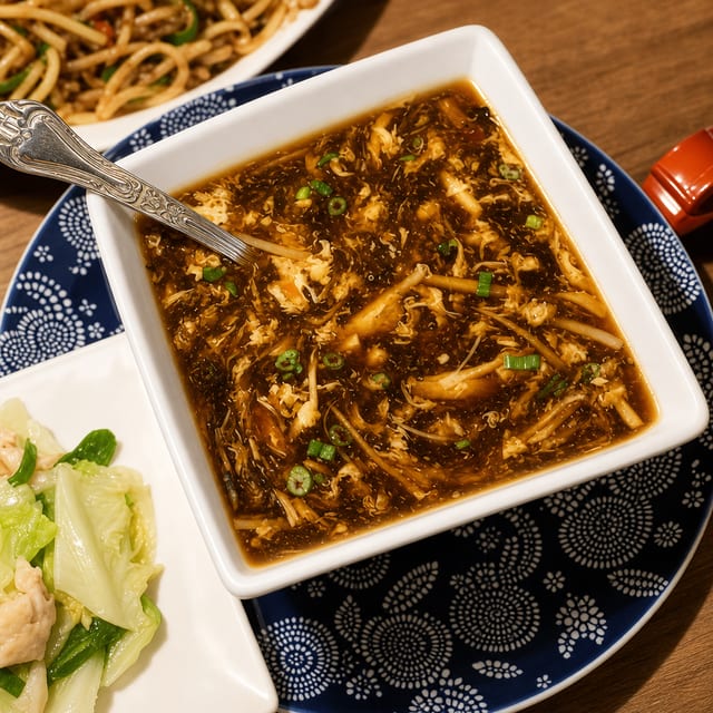 小酸辣汤 Small Hot & Sour Soup.