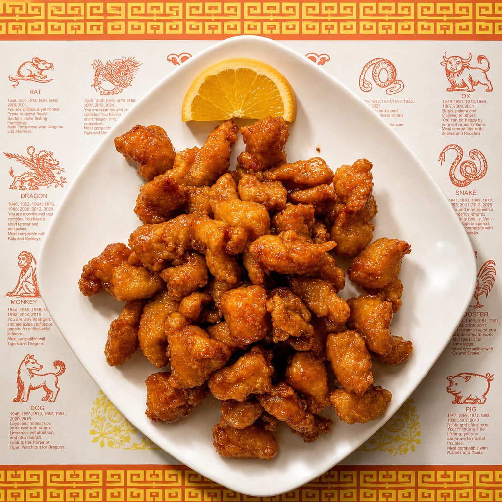 陈皮鸡 Orange Chicken.
