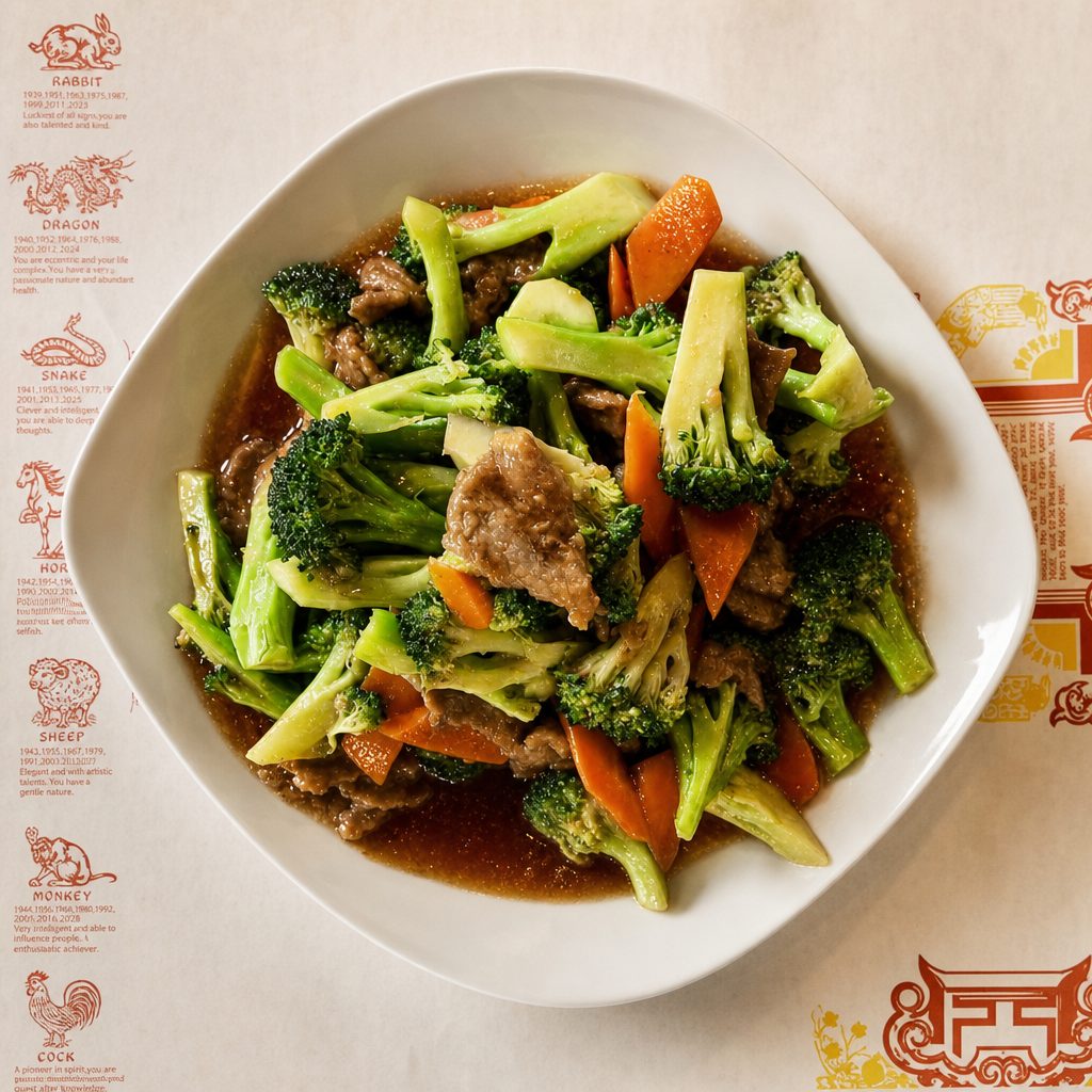 芥兰牛 Beef Broccoli.
