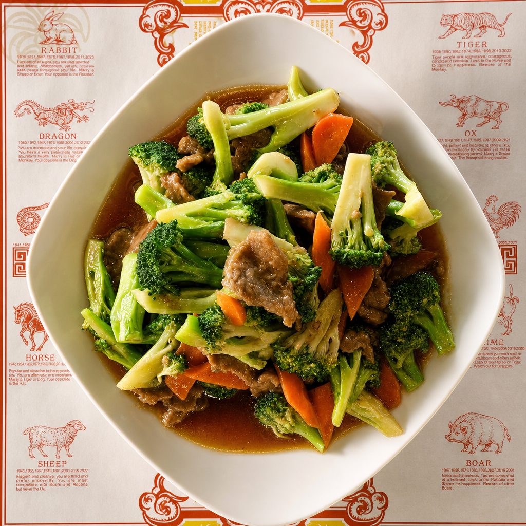 芥兰牛 Beef Broccoli.
