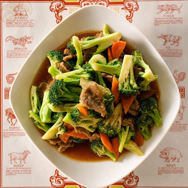 芥兰牛 Beef Broccoli.