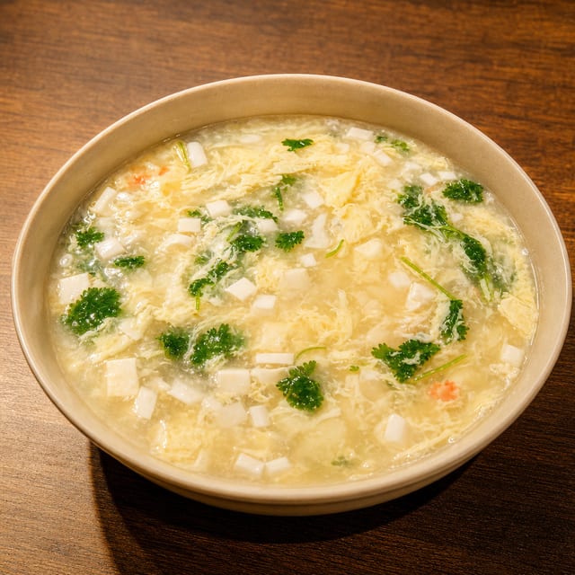 D12. 海鲜豆腐羹 Seafood Tofu Stew.
