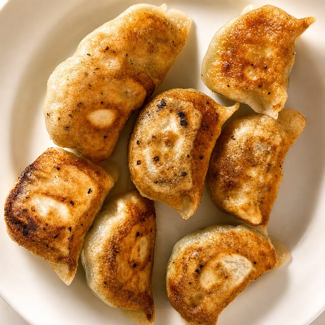 白菜猪肉锅贴 Cabbage & Pork Pot Sticker (8).