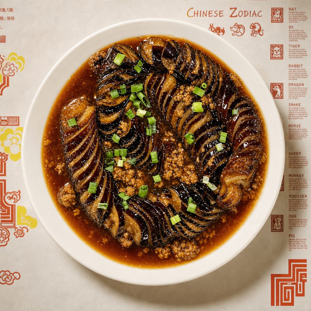 G2. 肉沫茄子 Eggplant with Pork.