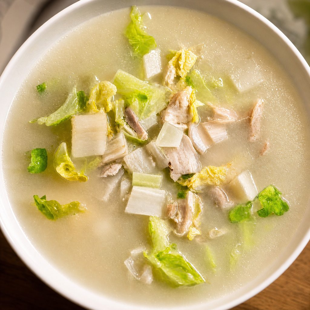 D10. 五花肉大白菜冻豆腐 Napa, Frozen Tofu & Pork Stew Hodgepodge.