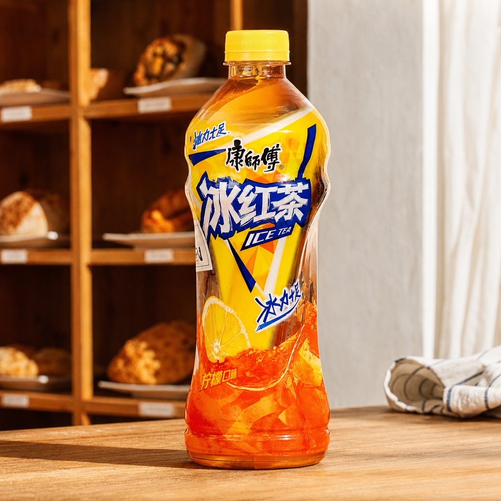 Master Kong Iced Black Tea 康師傅冰紅茶.