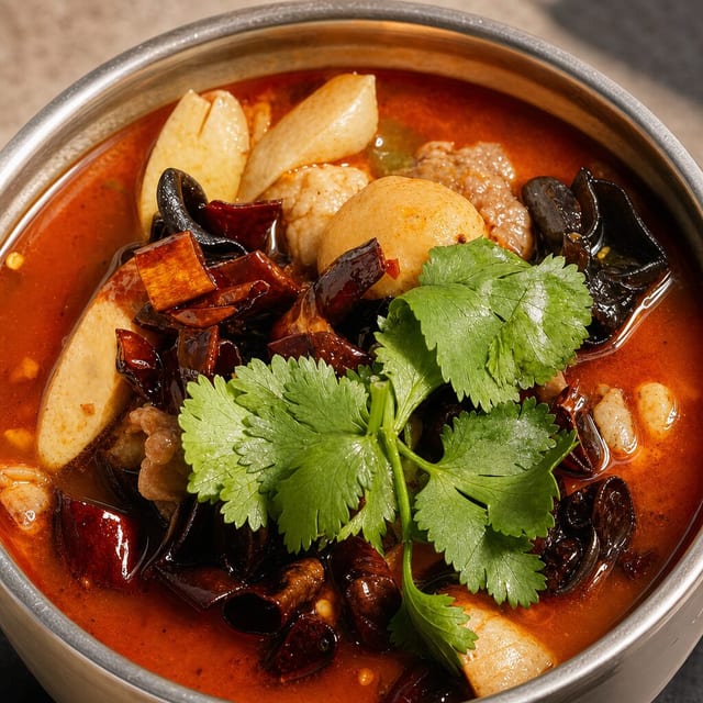 麻辣一锅鲜 Spicy House Pot.